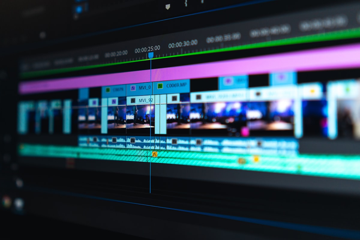Cámara cinematográfica lista para grabación profesional